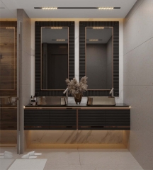 MG-1006 Salle de bain laquée personnalisable